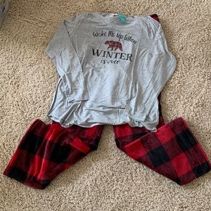 NWT Pajamas Size XL  also have other sizes available